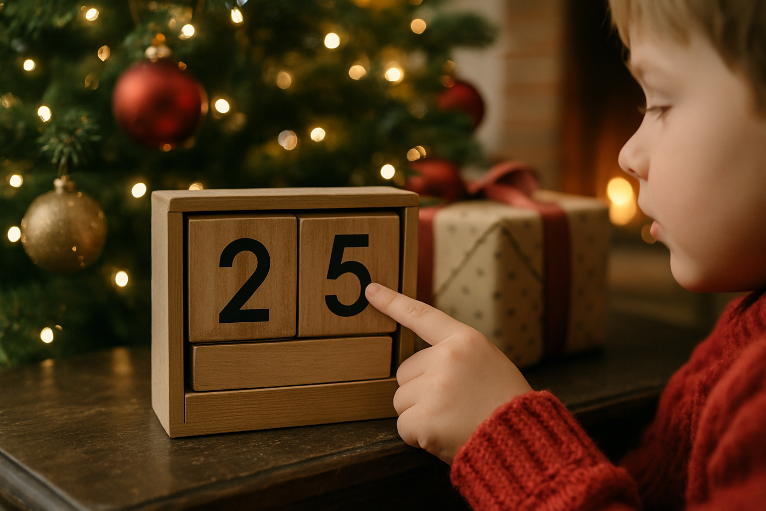 wie viel tagen ist weihnachten - Illustration