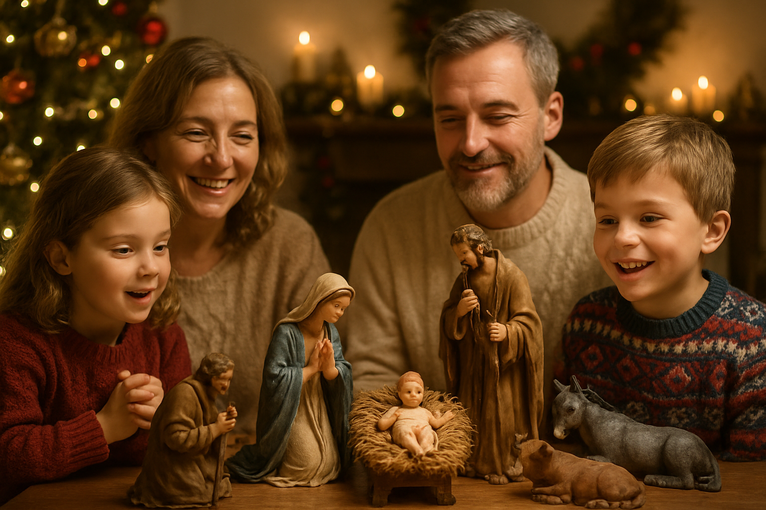 was feiert man an weihnachten - Illustration