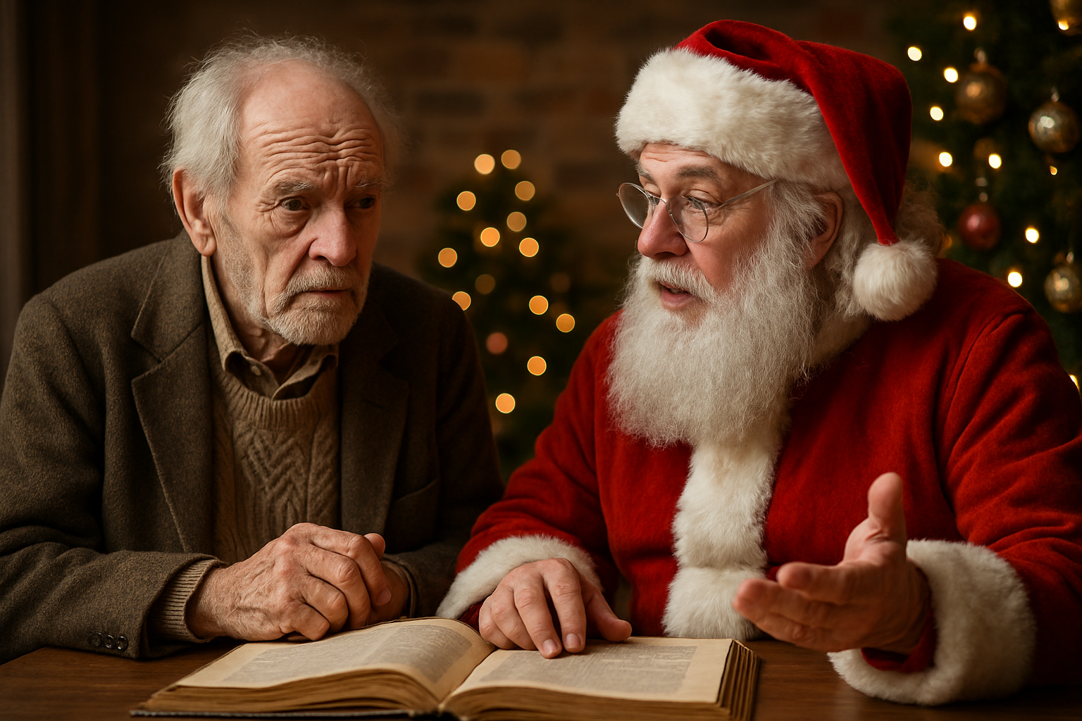 wer hat weihnachten erfunden - Illustration