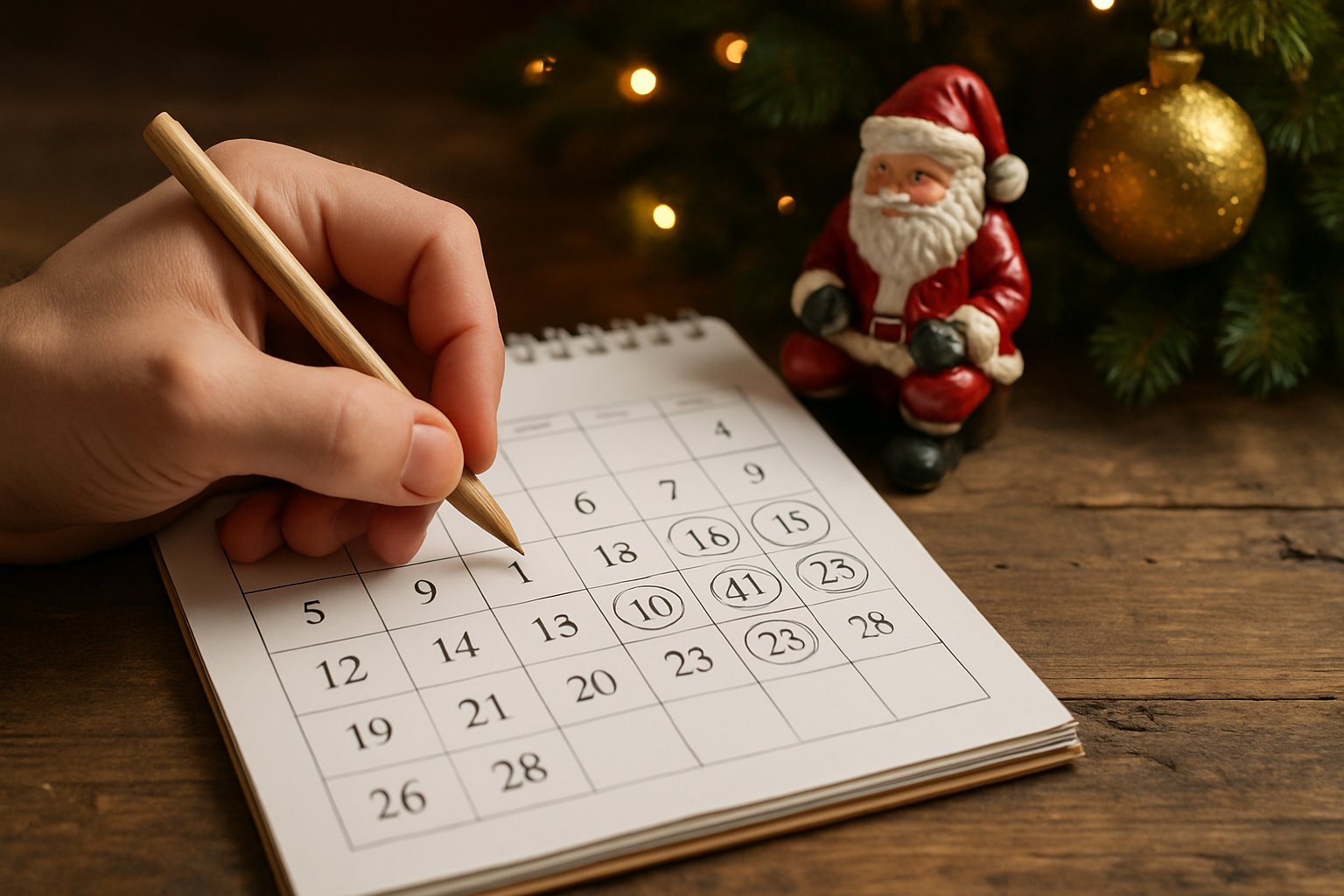 wie viele freitage bis weihnachten - Illustration