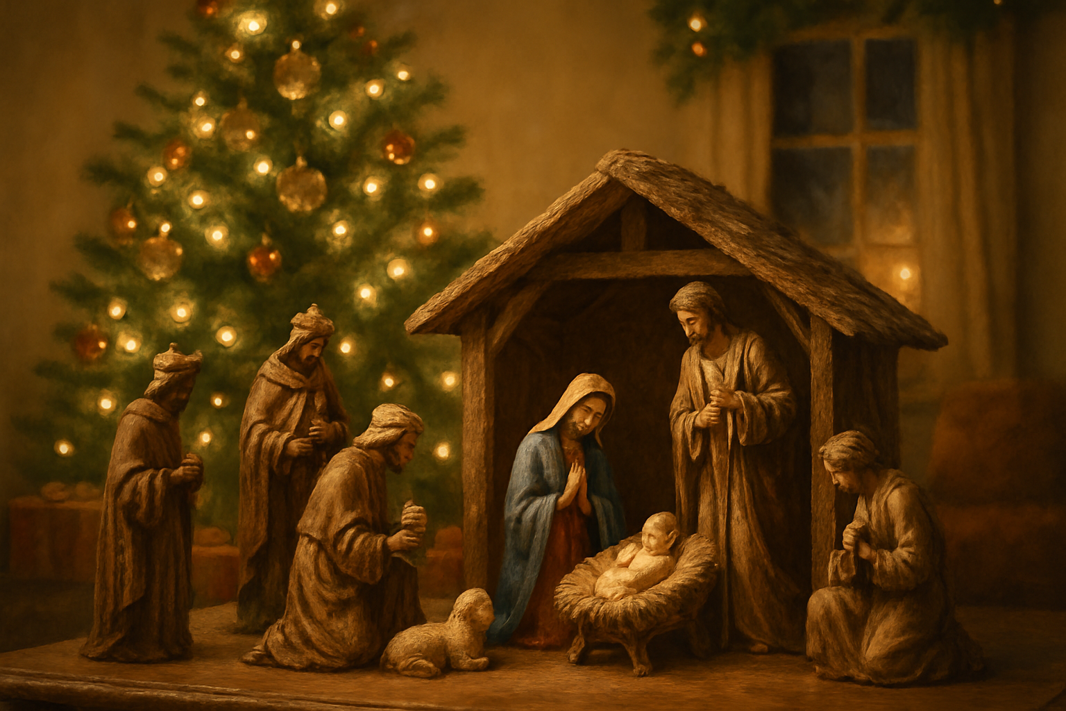 warum feiert man weihnachten - Illustration