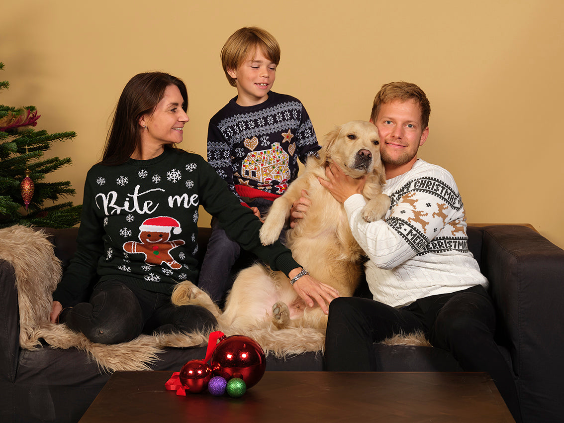 Weihnachtspullover mit LED kinder