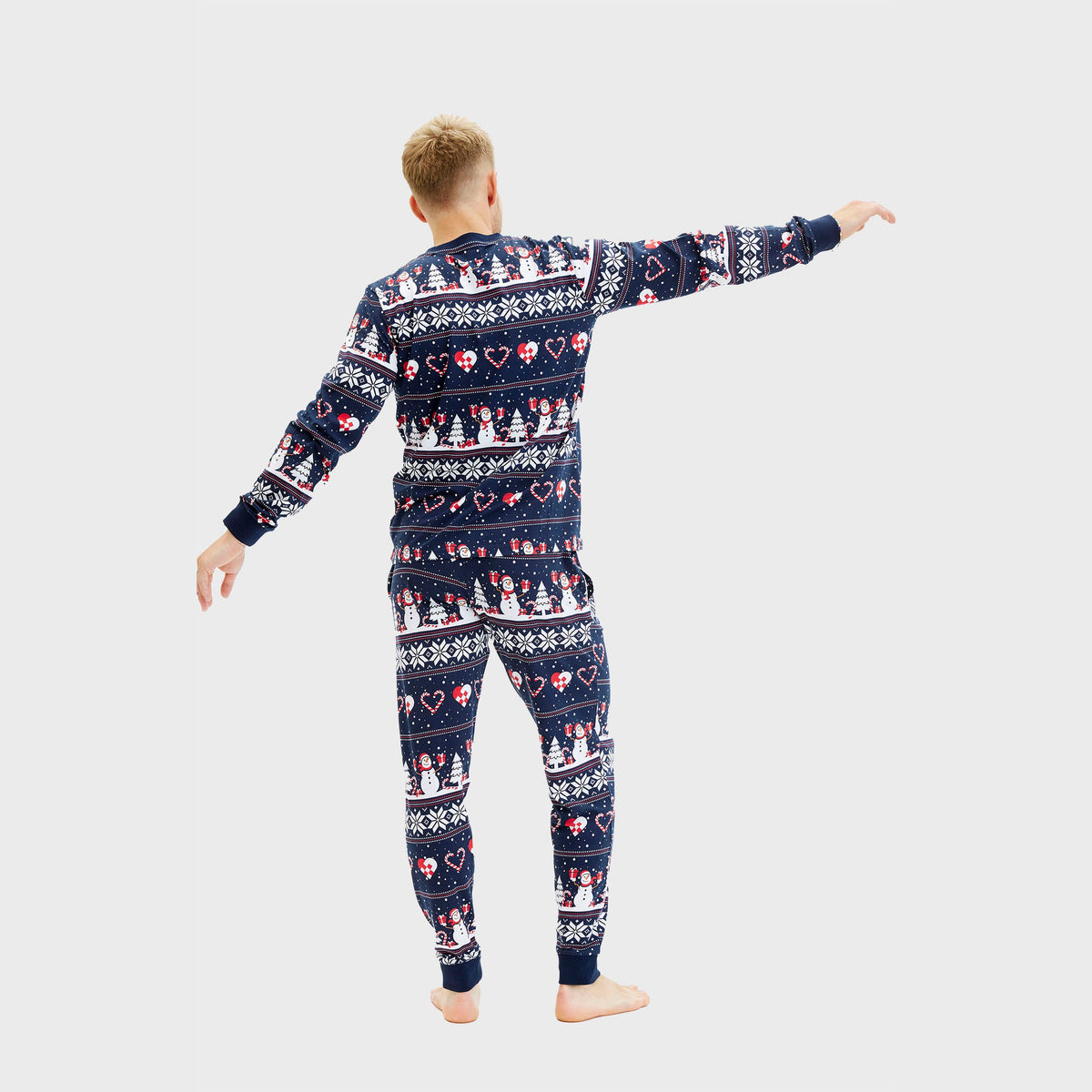 Generisch Weihnachtspyjama Set Mann Weihnachts Chri Produktbild