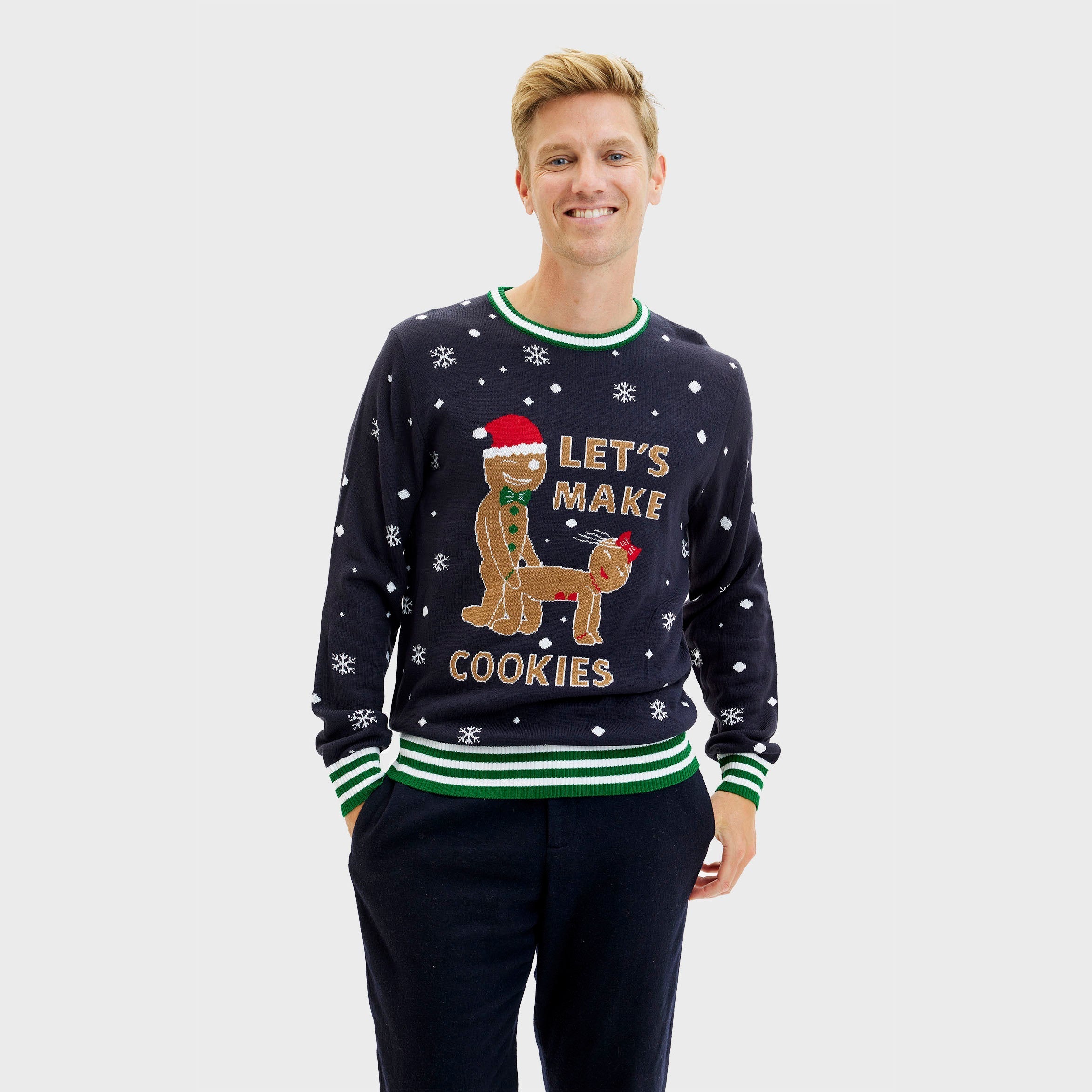 Weihnachtskuchen xxx Weihnachtspullover - Herren