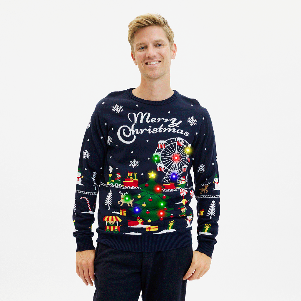 Julemarkedets julesweater - Herren
