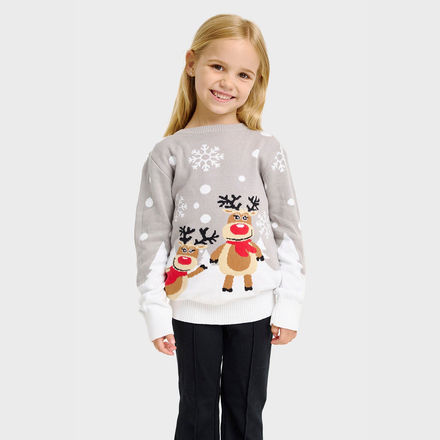 Niedlicher Weihnachtspullover - Kinder.
