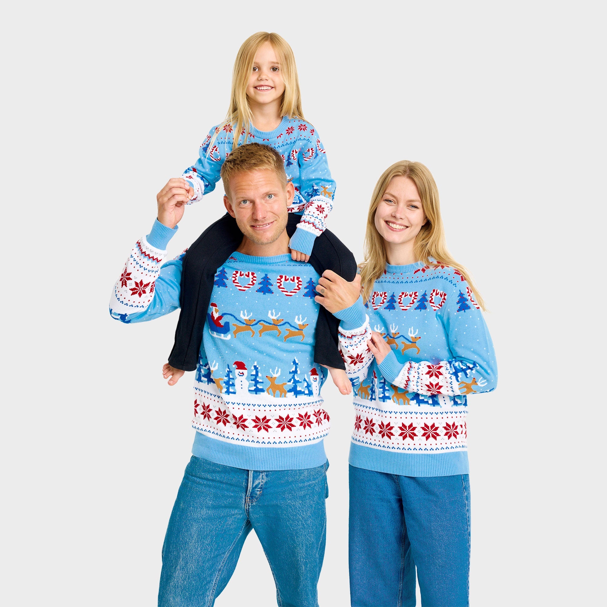 Weihnachtswunderland-Weihnachtspullover - Damen.