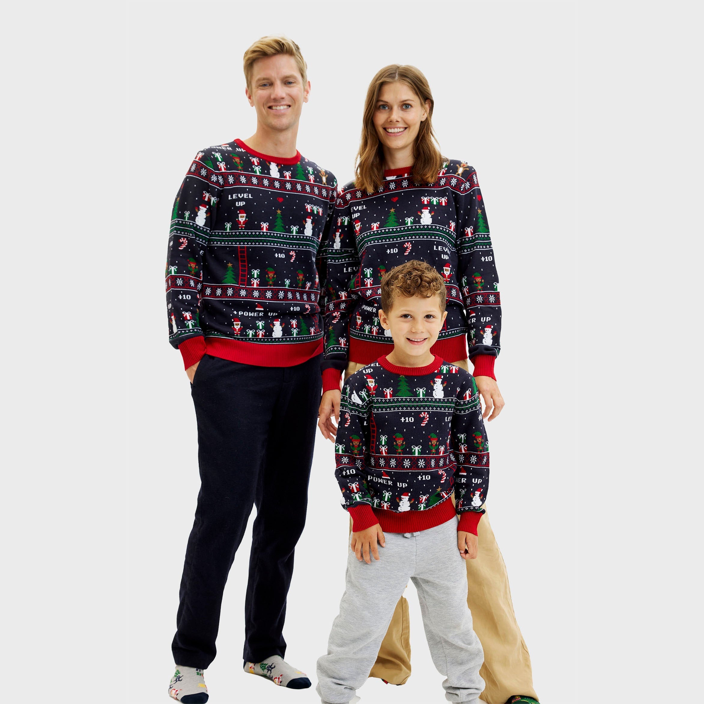 Vintage gamer Weihnachtspullover - Kinder