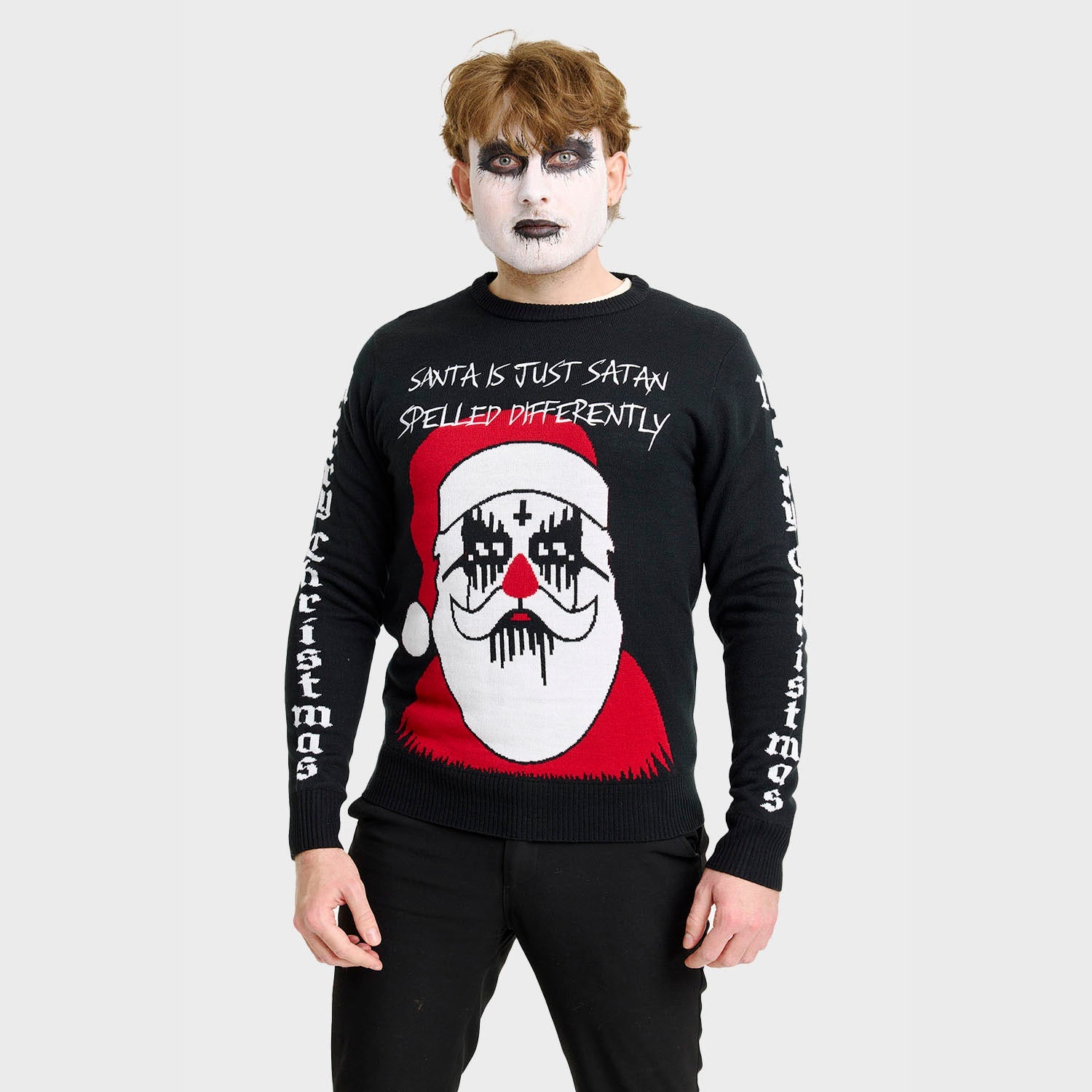 Der Satan Weihnachtspullover - Herren.
