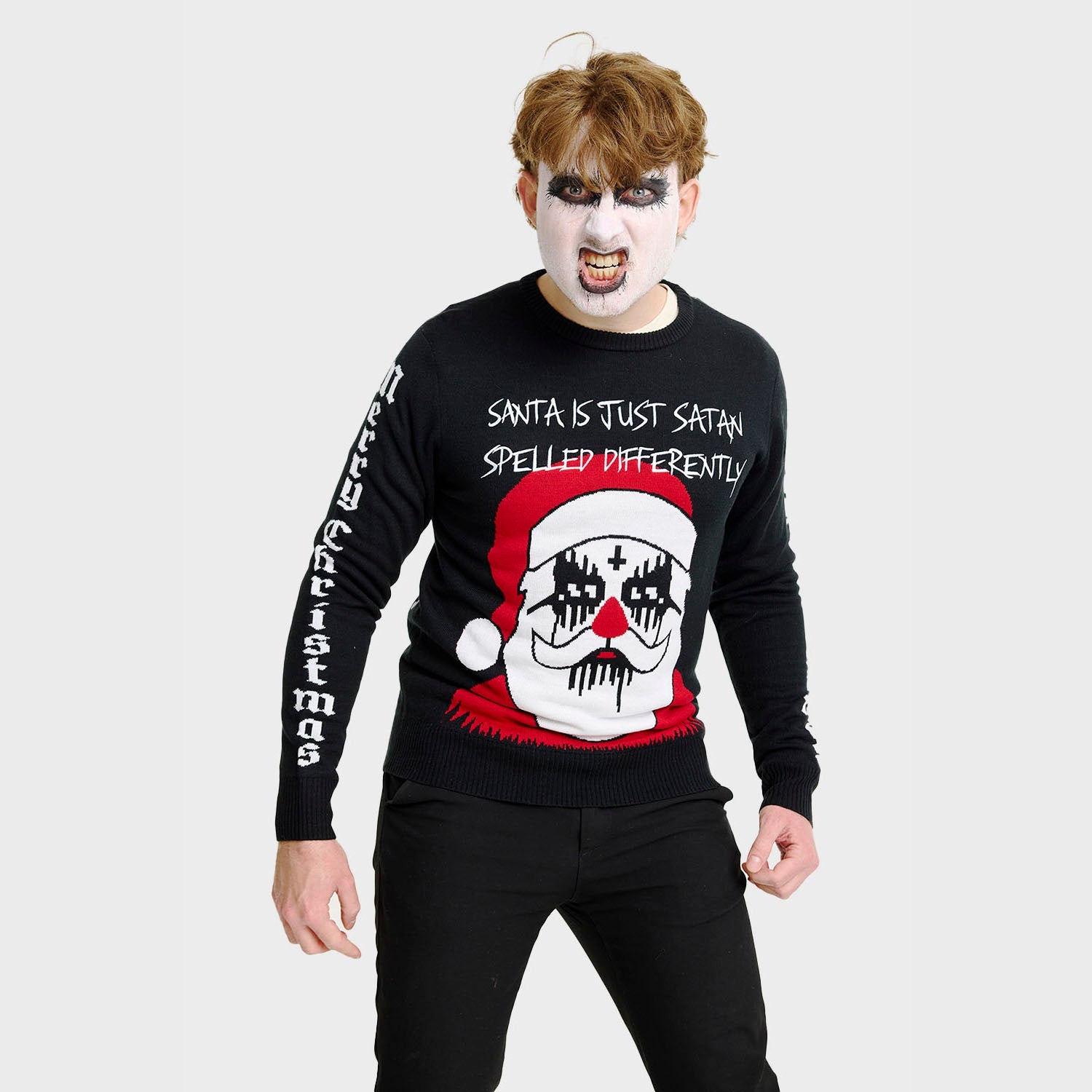 Der Satan Weihnachtspullover - Herren.