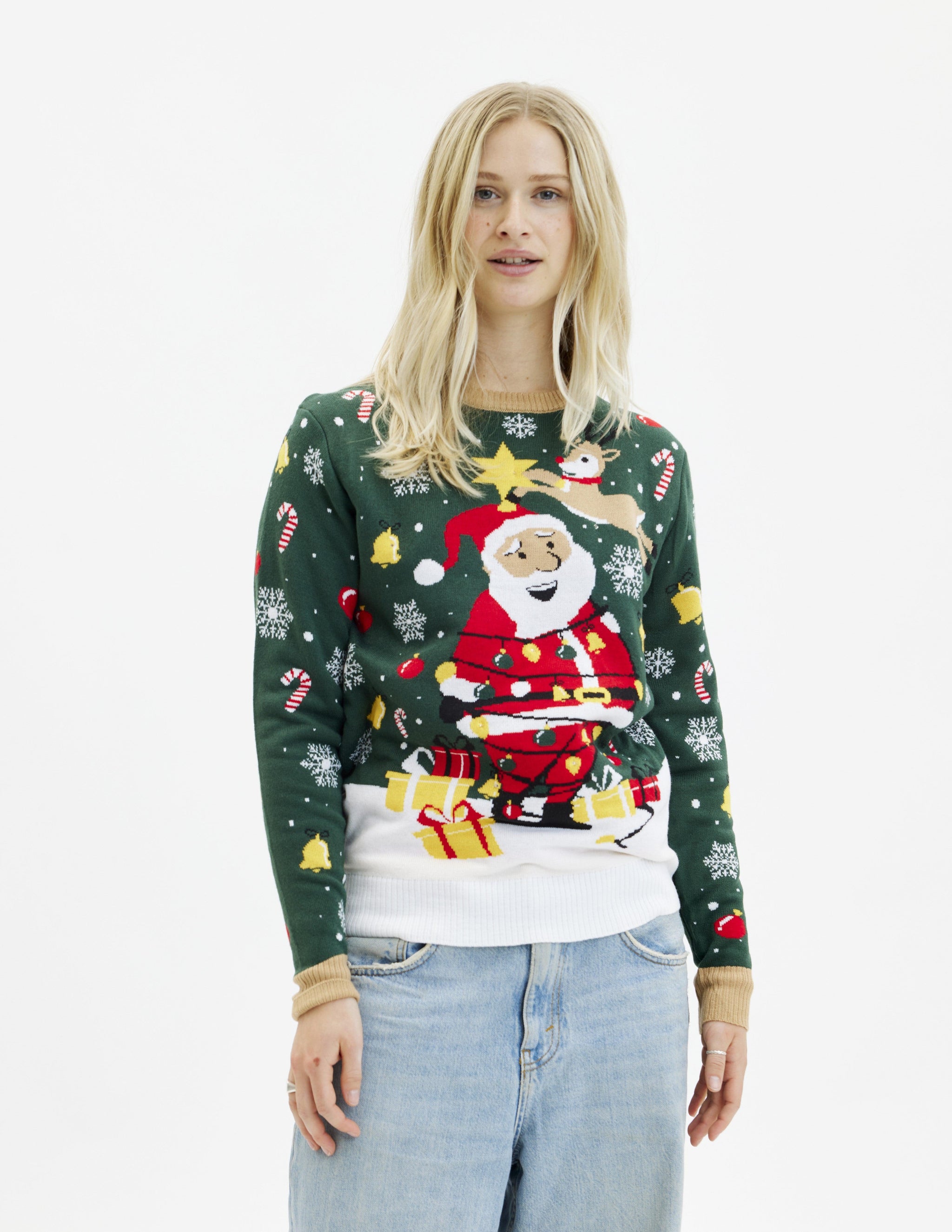 Mit LED Weihnachtspullover1