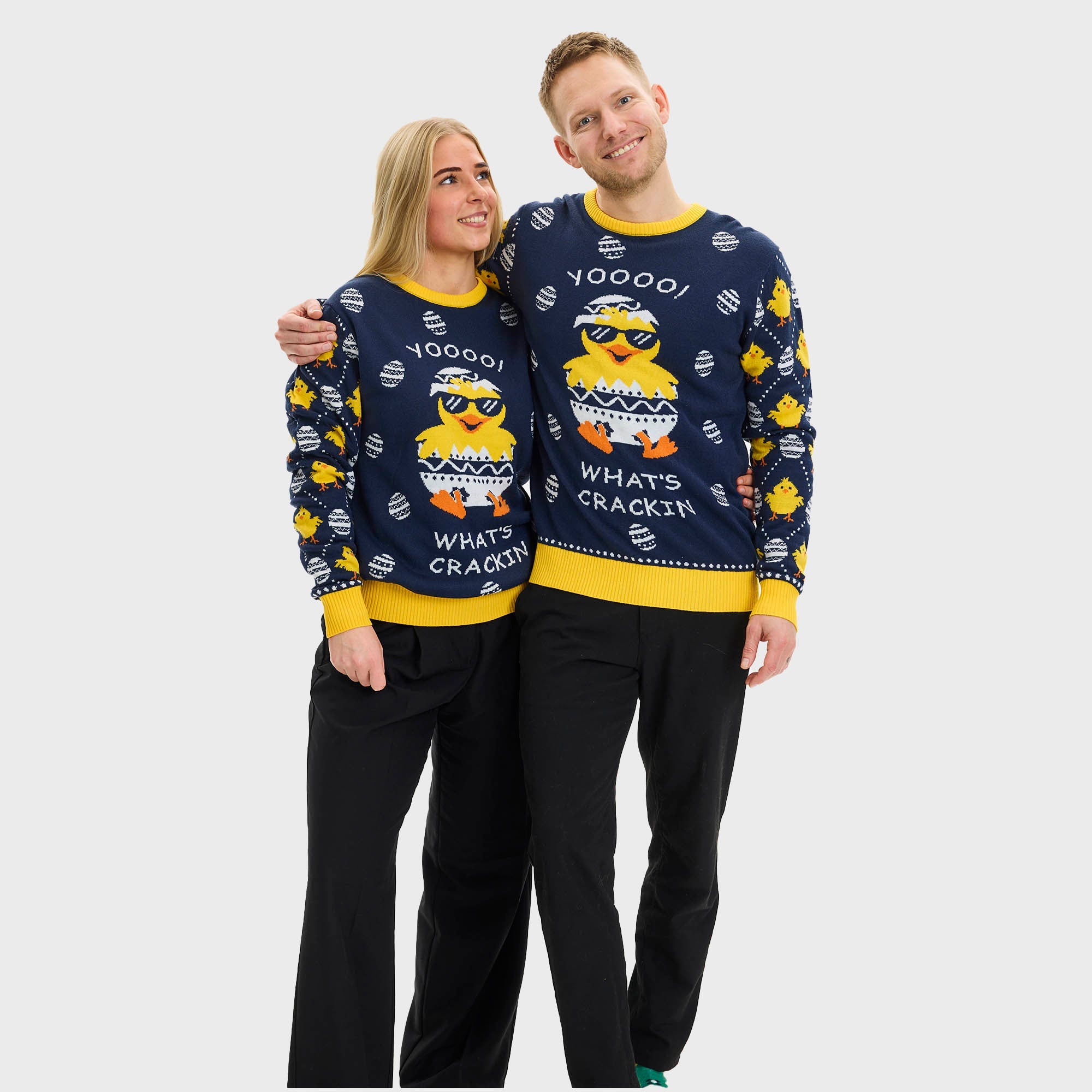 What's cracking Osterpullover - Damen