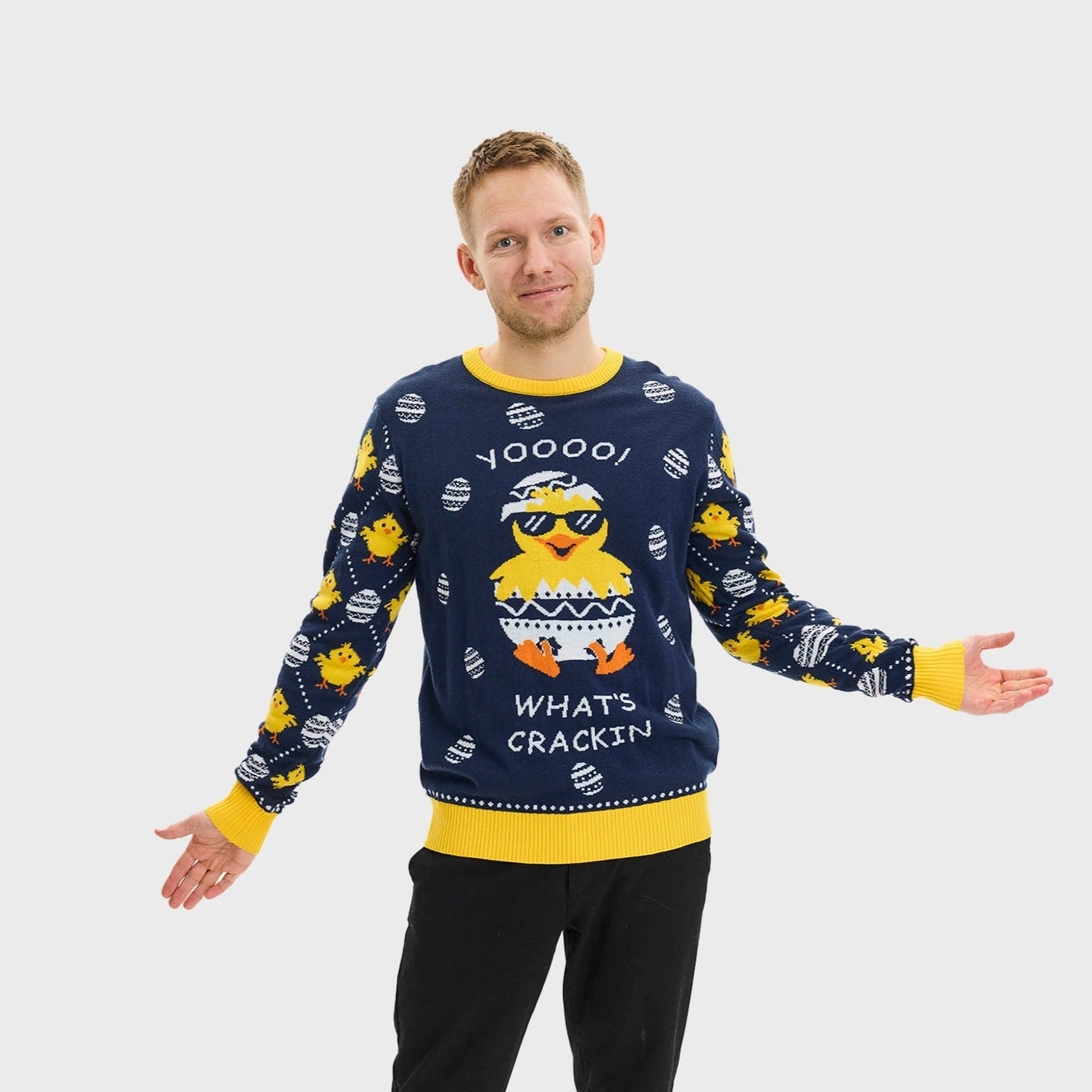 What's cracking Osterpullover - Herren