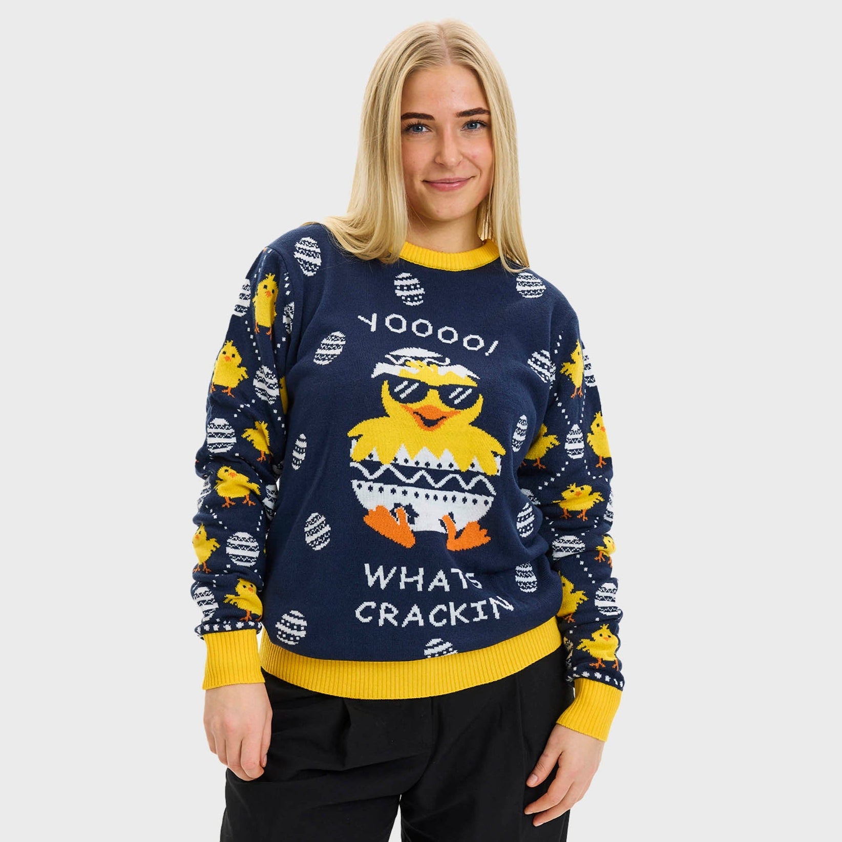 What's cracking Osterpullover - Damen