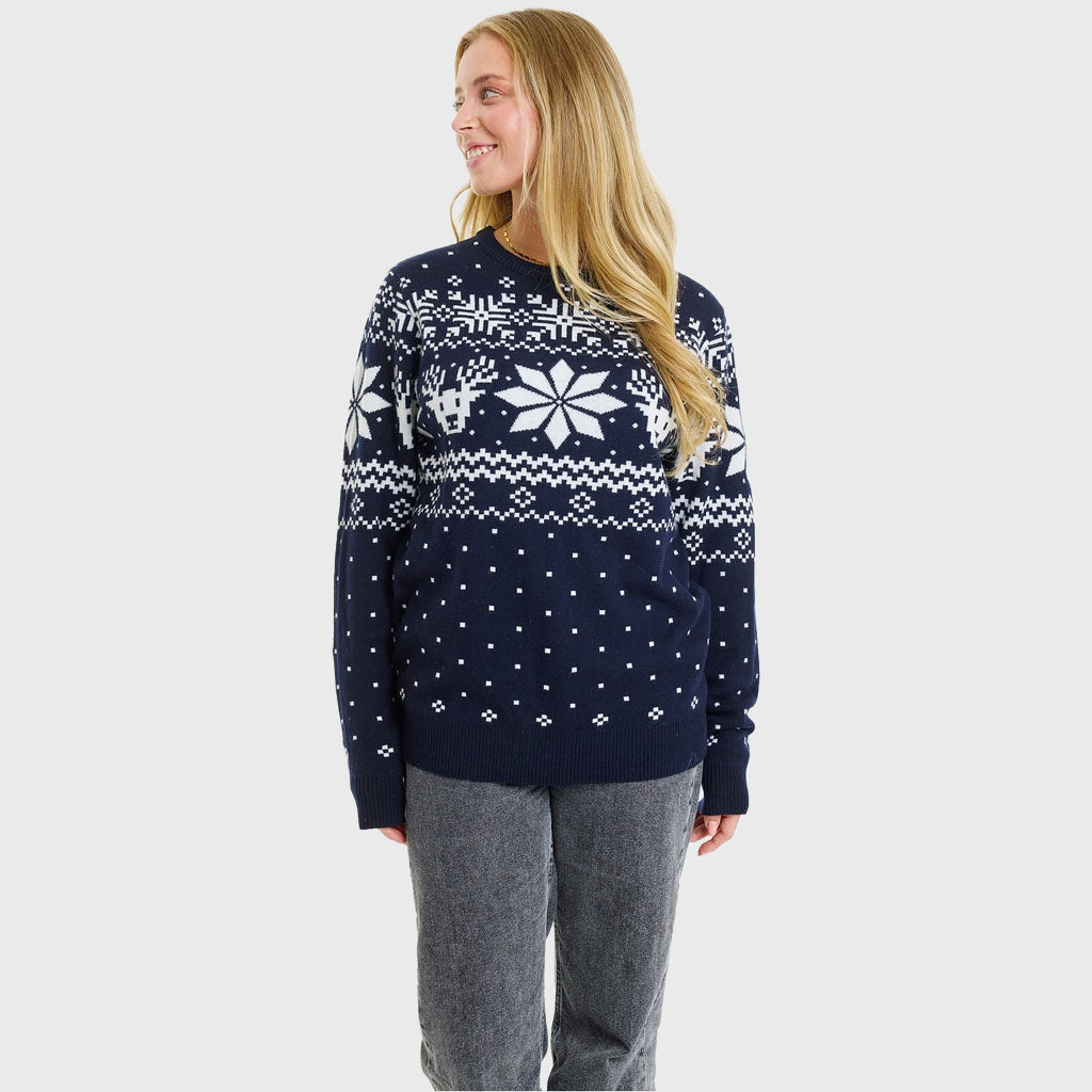 Merino Weihnachtspullover - Damen.
