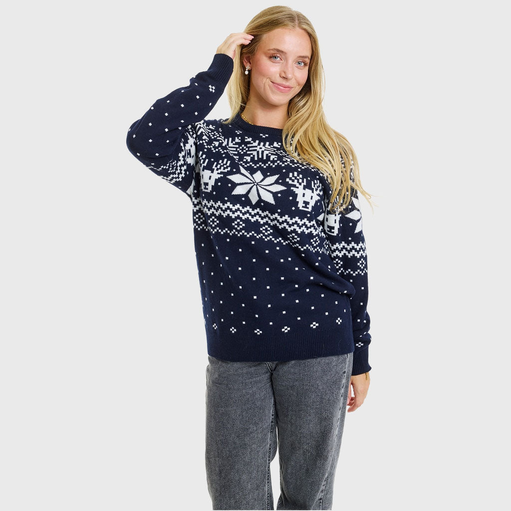 Merino Weihnachtspullover - Damen.