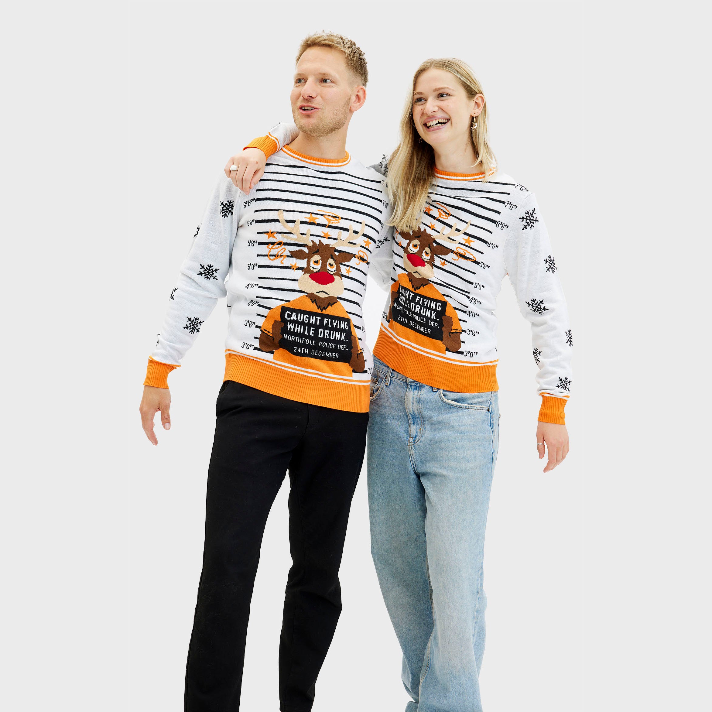 Criminal Rudolph weihnachtspullover - Herren