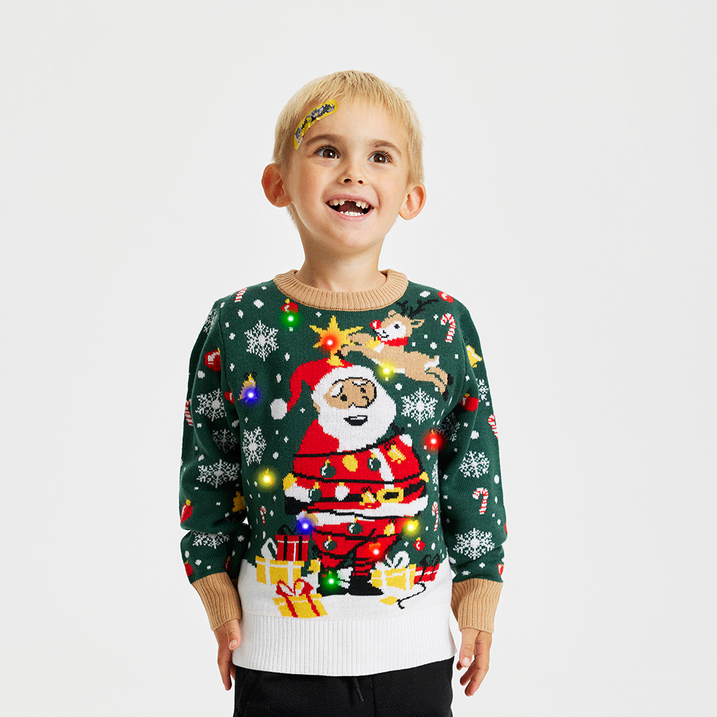 Santa Christmas Star LED - Kinder