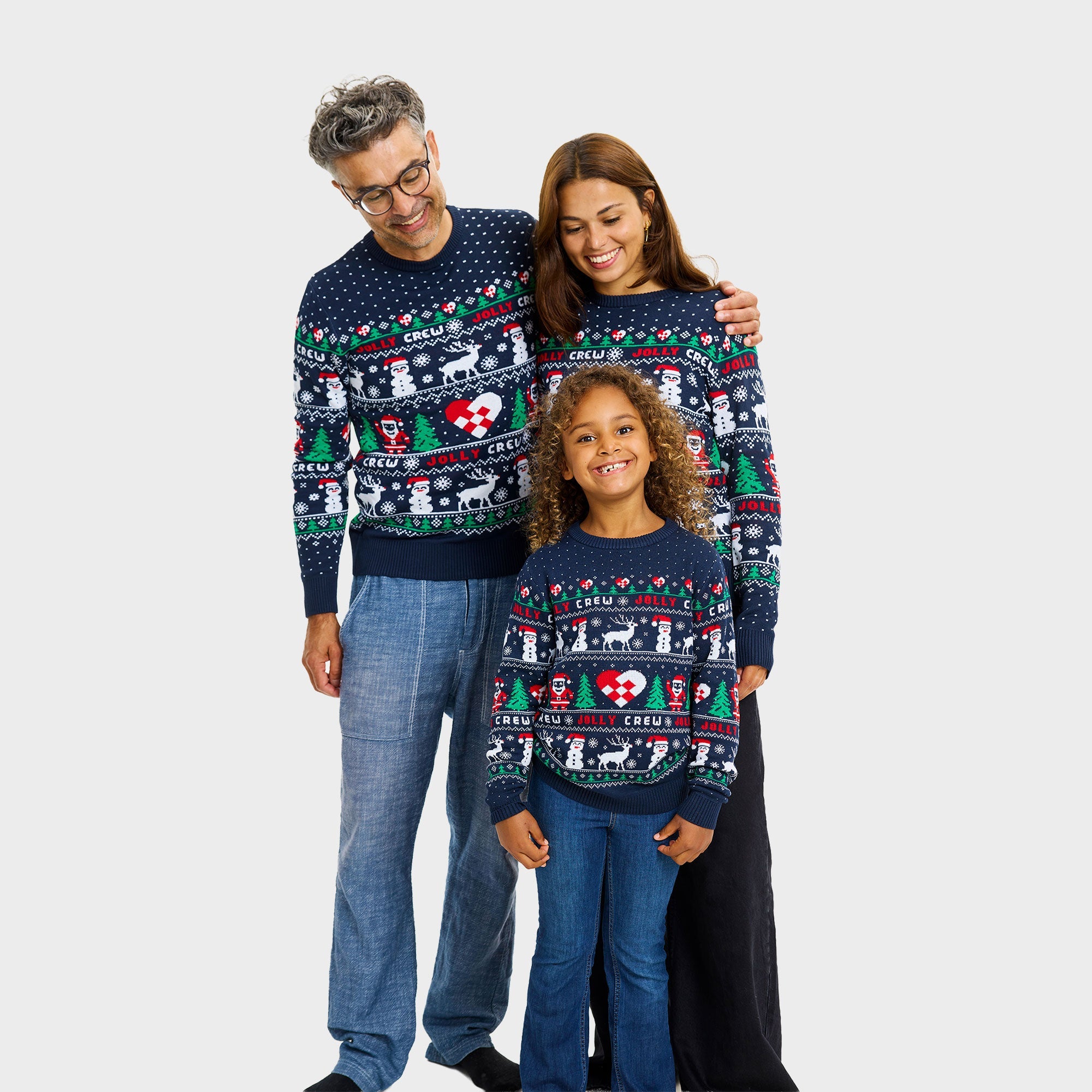 Jolly Crew Weihnachtspullover - Kinder