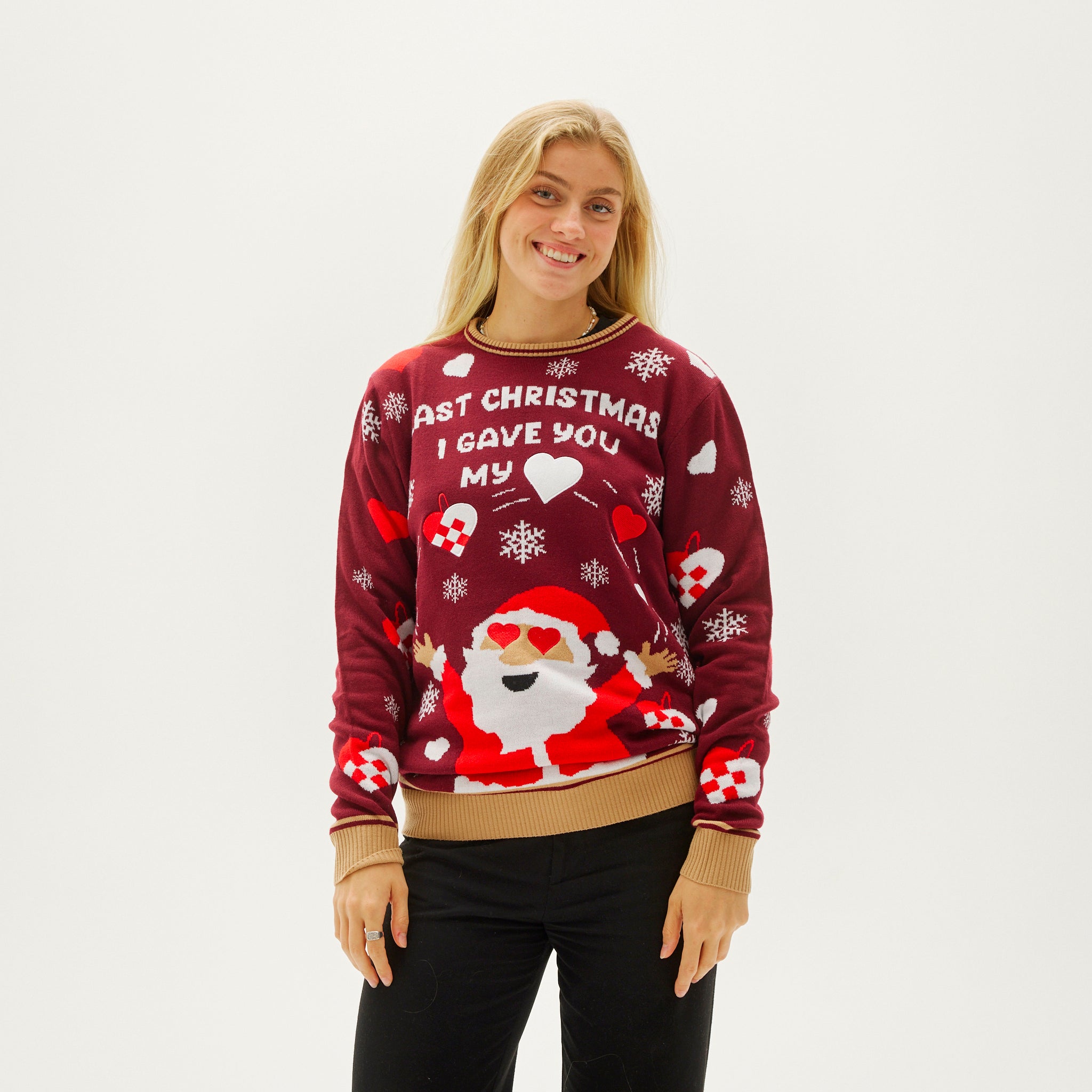 The Christmas Heart Sweater - Damen
