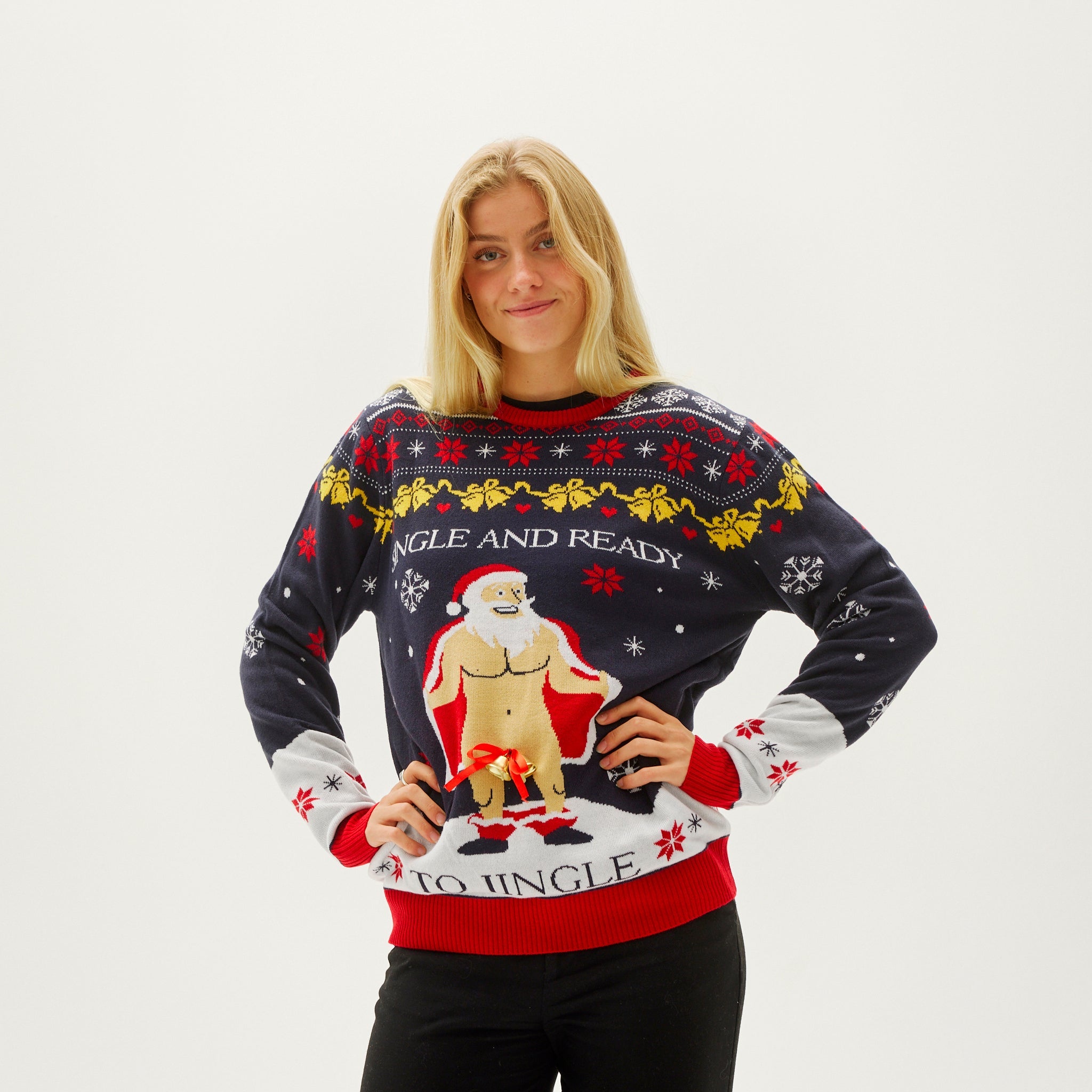 The Single And Ready To Jingle Sweater - Damen